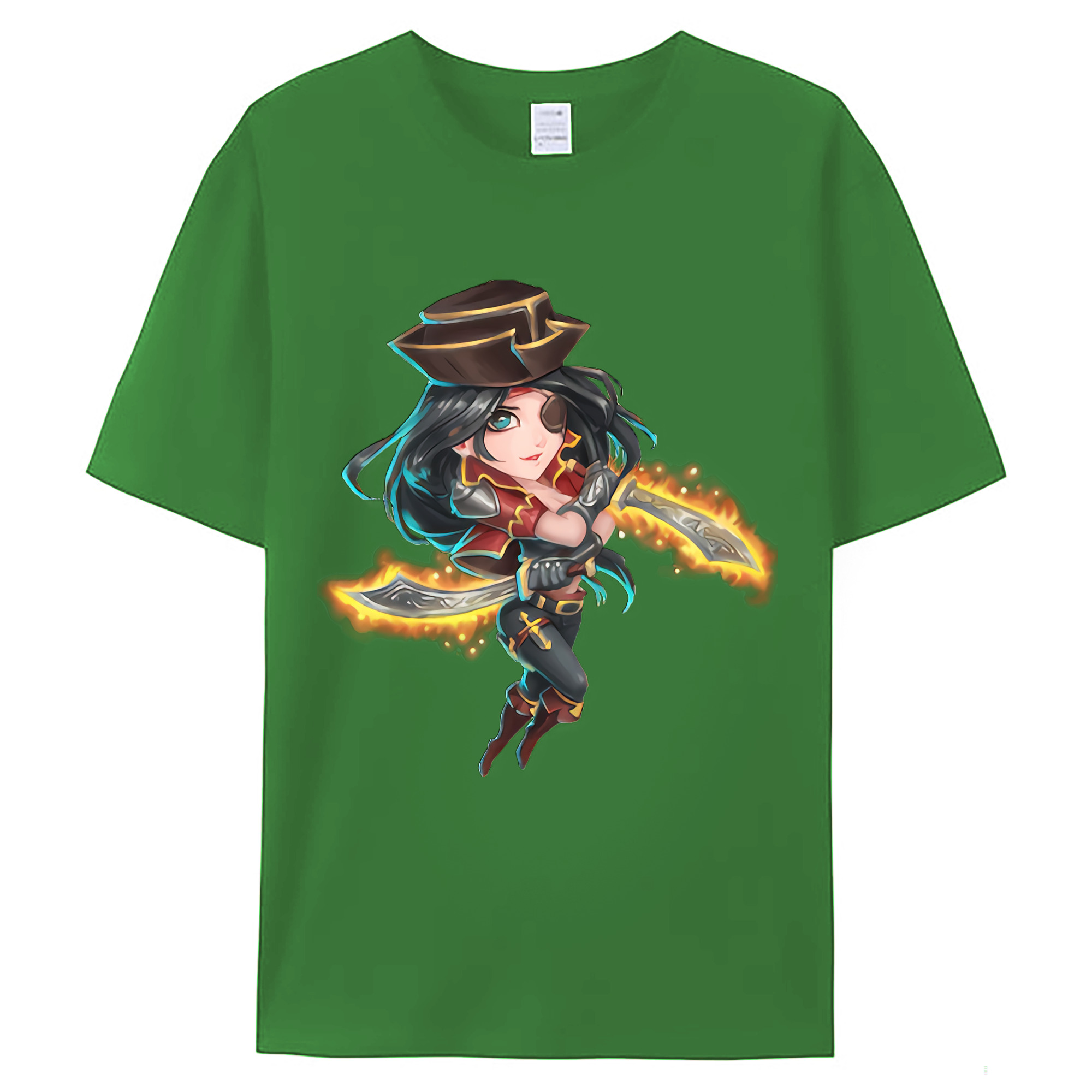（画像用） リーグ・オブ・レジェンド League of Legends LOL レディースカジュアルプリントTシャツ（綿100％）